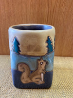 Forrest Animals Mara Mug in lead free stoneware pottery; 12oz; 511Y4