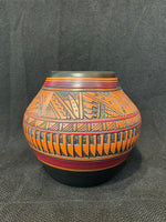 Authentic Navajo Pottery; PLNP2-A1; 4.5”H x 5”W; Paul Lansing