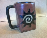 Sun Mara Mug in lead free stoneware pottery. 12oz; 511A1