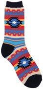Blanket style Native American inspired socks.